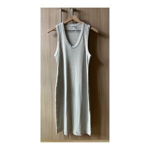 James Pearce light gray cotton tank dress Sz 2